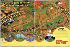 Print Ad 2000 Sim Theme Park World Sims PC Game Original Promo Poster Art picture