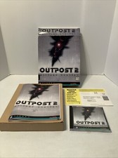 1997 big box pc game outpost 2 divided destiny sierra windows 95 cd-rom nt 4.0 picture