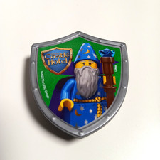 Legoland Rare Castle Hotel Wizard Pop Badge Shield Logo Collector Lego picture