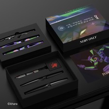 Evangelion 30th Anniversary Gravity.Mobius Limited Pen Set NERV Nib type: F PSL picture