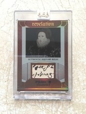 QUEEN ELIZABETH I RELIC Handwritten Word  RARE 55/99 Short Run picture