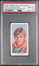 2022 Topps Star Wars T206 Wave 1 Luke Skywalker - Homeworld SSP PSA 10 picture