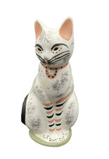 1992 Metropolitan Musuem of Art MOMA Egyptian Cat Chalkware Statue picture