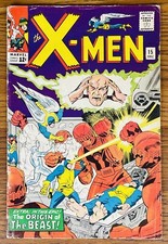 X-MEN #15 1ST APPEARANCE OF MASTER MOLD 1965 Origin of the Beast Marvel Comic picture