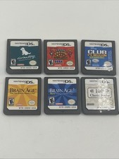 Nintendo DS Game Lot 6 Games Nintendogs Brain Age Super Monkey Ball picture