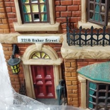 Dept 56 Dickens Village -Sherlock Holmes 221B Baker Street Literary Classic picture