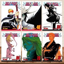 Bleach English Manga Vol. 1-74 END Action Adventure Shonen Comic Half Full Set picture