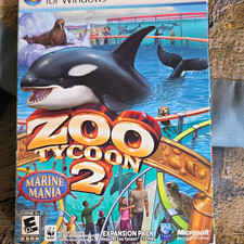 Microsoft Zoo Tycoon 2: Marine Mania Expansion Pack PC Simulation E10+ Manual picture