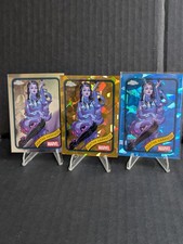 UNIQUE Lot #6 Agatha Harkness - 2025 Topps Chrome SAPPHIRE including GOLD 14/50 picture