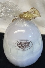 Bullfrog Light Company   Light BLUE EASTER EGG w original ribbon & Label  4 3/4