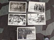 Lot of 5 WWII German Gebirgsjager Photos Austrian Tunic Mountain Troops Soldiers picture