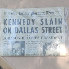 The Dallas Morning News Newspaper Nov 23 1963