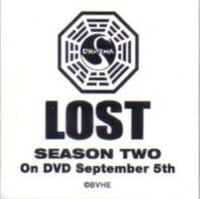 LOST Season Two DVD 2005 San Diego Comic-Con SDCC promo Dharma logo magnet picture