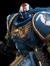 Weta Workshop Warhammer 40K Lieutenant Titus Battleline 1/6 Polystone Statue NEW picture