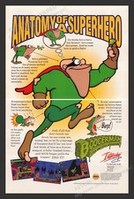 Boogerman Video Game 1990s Print Advertisement 2 Page Ad 1994 picture