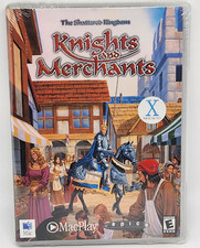 NEW KNIGHTS AND MERCHANTS SHATTERED KINGDOM SMALL BOX MAC OS MACPLAY MACINTOSH picture