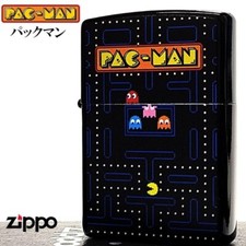 Zippo Namco Legendary Pacman Game Matte Black Oil Lighter Japan Game Regular picture