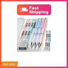 Nicpro 3PCS Pastel Mechanical Pencil Set, 0.9 Mechanical Pencil | with 6 Tube... picture