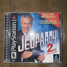Jeopardy 2nd Edition Sony PlayStation 1 PS1 Complete w/ Manual CIB ML338@ picture