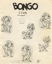 Disney: Fun and Fancy Free- LuLu-Belle- Original Stat Model Sheet w/Extra- 1947 picture