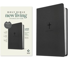 NLT Large Print Premium Value Thinline Bible, Filament Enabled Black picture
