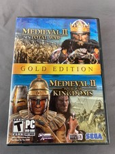 Medieval II Total War Gold Edition w/Kingdoms Disc PC CD-ROM Game + Manual picture