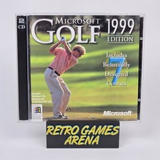 Microsoft Golf: 1999 Edition (PC CD-ROM) Jewel CIB COMPLETE picture
