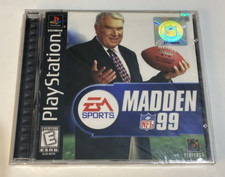 STRIP SEALED PS1 Madden NFL 99 (Sony NEW PlayStation One, 1998) picture
