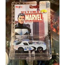 2002 Maisto Ultimate Marvel Punisher Dodge Viper GTS #2 Diecast Sealed picture