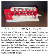 E.S.R. Digi-Comp 1 Vintage Mechanical Digital Computer picture