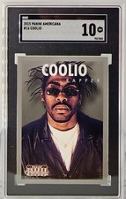 Coolio 2015 Panini Americana #16 SGC 10 GEM MINT Gangsters Paradise RIP picture