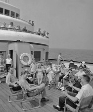The SS Milwaukee Clipper carries passengers cars across Lake Michi- Old Photo picture