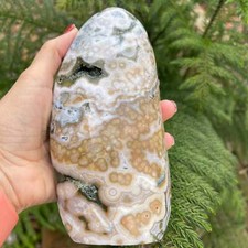 Rare Ocean Jasper Marovato 8th Vein Natural Stone 1045gr. picture