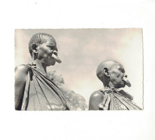 Postcard  Ethnic Black Africa Saucer Lip Woman of Congo RPPC   TC 1315 picture