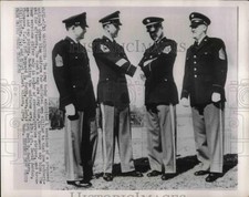 1953 Press Photo Modeling Army uniforms are Sgt. David Jordan, SFC Bernard H. picture