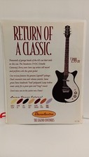 DANELECTRO 59-DC GUITAR RETURN OF A CLASSIC - 1998 PRINT AD. 11 X 8.5.  m picture