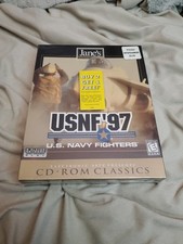 NEW VINTAGE Janes USNF '97 US Navy Fighters CDROM PC Classics Game - Big Box picture