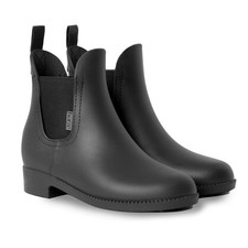 HORZE Bonn Rubber Paddock Boots - Black - 8.5 picture
