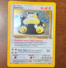 Pokémon TCG 1999 Base Set Snorlax Holo 11/64 English Ken Sugimori picture