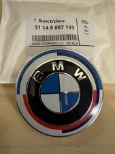 50 Years M Heritage Badge 82mm Hood front Trunk Emblem Bonnet Logo picture