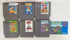 Nintendo NES Games Lot - Kiwi Kraze, Kickle Cubicle, Digger T. Rock - Working picture
