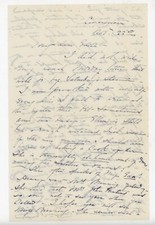 1890s Handwritten Letter from Concordia NY to Edith Social Advice Travel Family picture