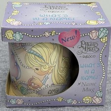 1994 ENESCO Precious Moments WHAT'S IN A NAME Personalized Mug - Amy picture