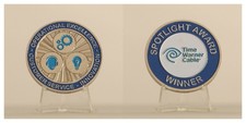 Time Warner Cable Spotlight Award Winner Challenge Coin  3#F picture