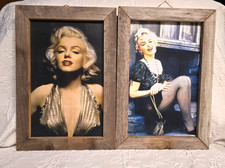 Set of 2 Framed Marilyn Monroe 13 x 19  Vintage Photo Wood Frames picture