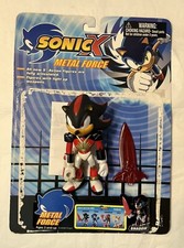 Vintage Sonic X Toy Island Metal Force Shadow Action Figure 2005 complete workin picture
