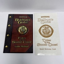 Baldur's Gate Tales of the Sword Coast Game Manual And Quick Reference Card 1999 picture