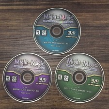 Might and Magic: Platinum Edition (PC, 2002) 3 Discs VI, VII, VIII - No Box picture