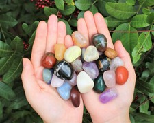 Assorted Mix Tumbled Stones - SMALL, MEDIUM or LARGE Sizes - Wholesale Bulk Lots picture