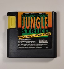 Jungle Strike Sega Genesis 1993 Game Cartridge Only - Cleaned & Tested picture